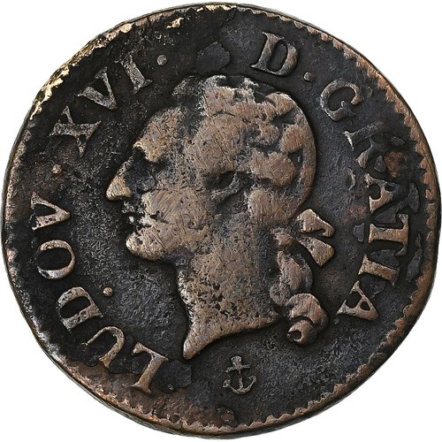 France louis xvi liard - france,, xvi,