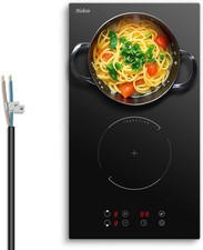 Plaque À Induction 2 Zones Cuisinière Double Intégrée Électrique 3500W