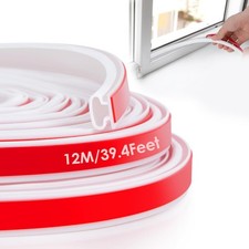 Joint Porte Fenêtre Isolation 12M Joint Porte D'Entrée D-Profil NOUVEAU Silic...