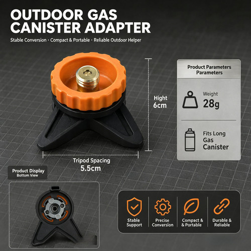 Adaptateur pour gaz butane - de,