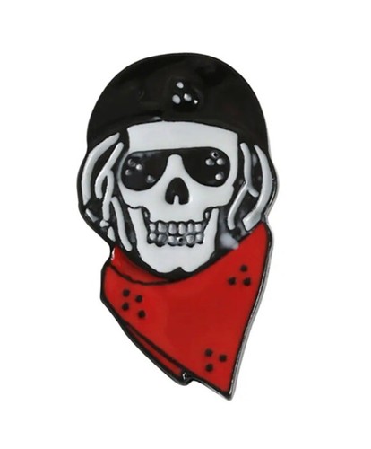 Pin broche badge tete de - badge,