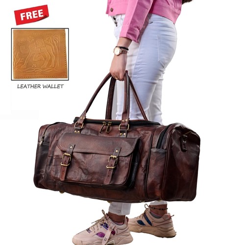 Sac voyage cuir marron - voyage,
