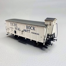BRAWA 49887 Ho : WAGON SNCF TRANSPORT BIÈRE G10 TIGRE BOCK NEUF EN BOÎTE