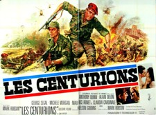 Alain DELON Anthony Quinn LES CENTURIONS LOST COMMAND 1966 FRENCH POSTER 79x59
