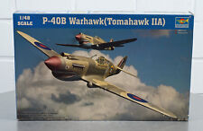 Kit de modélisme d'avion de combat Trumpeter P-40B Warhawk (Tomahawk IIA) 1:4...