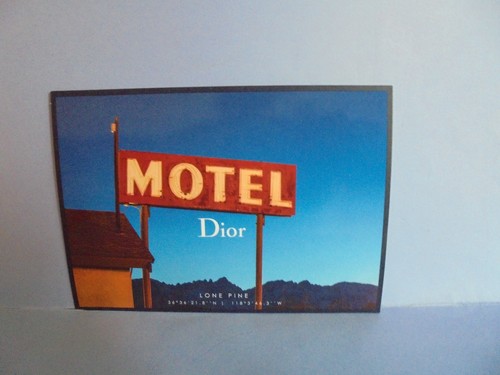 Dior carte publicitaire - -,