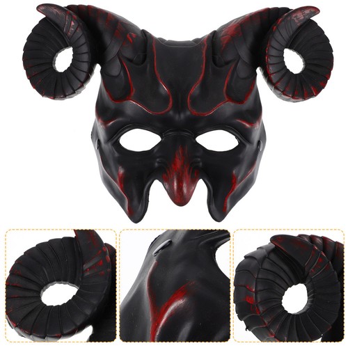 Masque corne de - ,