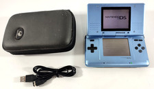 Console Nintendo DS Tank Bleue avec Taches sur ecran du haut  Envoi rapide suivi