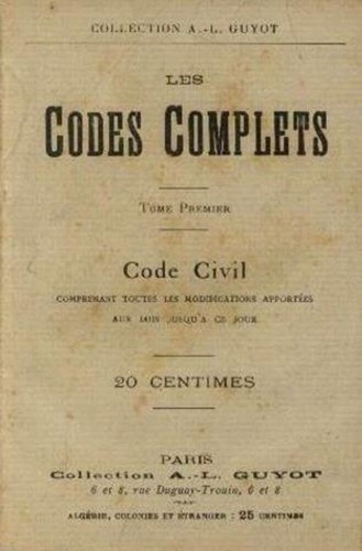 Les codes complets tome - , 1