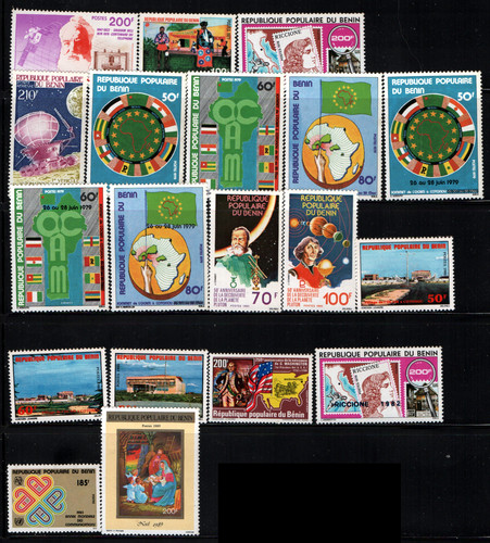 Bénin lot timbres - -, neufs