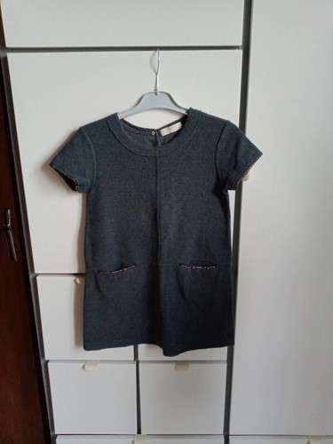 Zara robe courte grise hiver - zara,