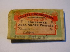 PIECE HORLOGERIE MONTRE AUTOMATIQUE SEIGNOL UN AXE D'ANCRE PIVOTE