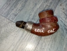 pipe en bois  érotique phallus cabinet de curioisté