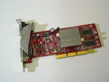 Carte graphique vidéo ATI Radeon R92LE AGP 128Mb VGA DVI S-vidéo