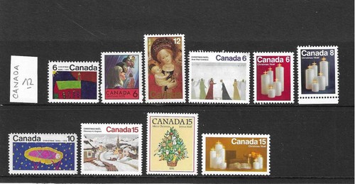 Canada lot timbres neufs - de, 10