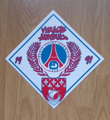 Sticker virage auteuil ultras - sticker,