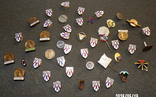 Lot insignes boutonnieres - insignes,
