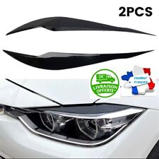 SOURCILS COUVRE-PHARES BMW F30 F31 F34, F35 PAUPIÈRES LOOK M SPORT NOIR BRILLANT