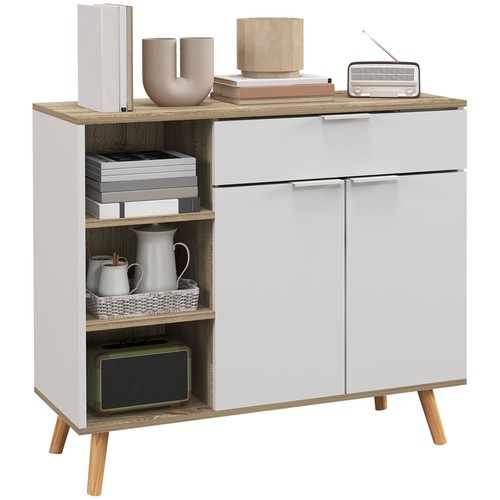 Homcom buffet 95x35x85cm blanc - homcom,