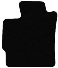 Noir tapis de sol CONDUCTEUR pour Toyota Yaris III Hybrid 2012-2020