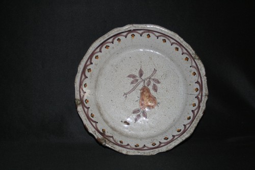 Ancienne assiette faïence - ancienne,