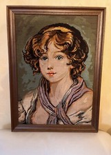 Canevas Terminé encadré 55,5 X 41 Cm