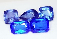 Véritable saphir bleu 5