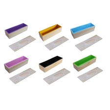 Moule rectangulaire en silicone pour savon, boîte en bois, pour bricolage
