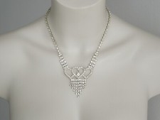 Collier Vintage Mariage Cœurs