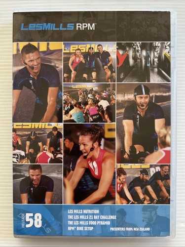Dvd lesmills rpm 58 - cd,
