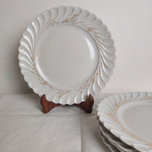 Assiettes plates porcelaine - assiettes,