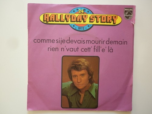 Johnny hallyday 45t vinyle - hallyday,