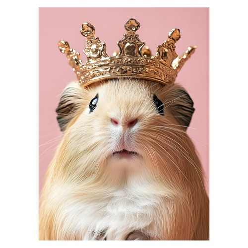 Affiche cochon inde royal - affiche, d'inde