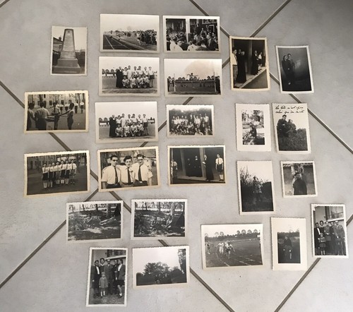 Lot ancienne photo scout - lot,