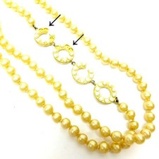 Collier long logo Chanel CC
