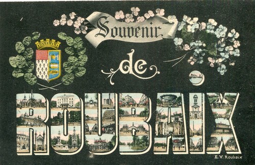 Carte souvenir roubaix - de,