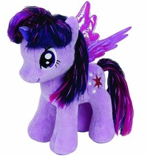 Peluche poupée Ty My Little Pony Twilight Sparkle M taille 41004 violet...