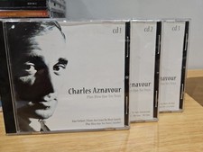 CD - CHARLES AZNAVOUR - Plus  bleu que tes yeux - collection de 3 cd