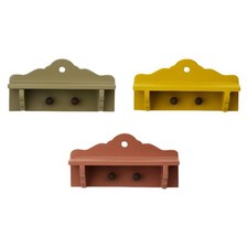 Hatte de poupée et porte-manteau miniature Hangle de vêtements européens