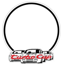 PORSCHE 944 TURBO CUP DOORS NUMBER VINTAGE BLACK STICKERS AUTOCOLLANT RACING
