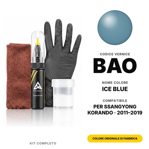 Touch paint for ssangyong - up,