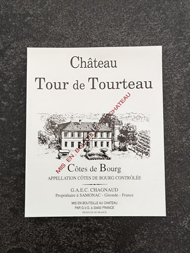 étiquette vin château - Étiquette,