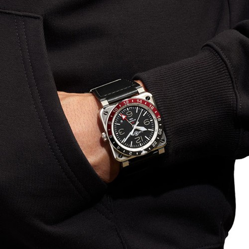 Bell ross gmt noir - br-03,
