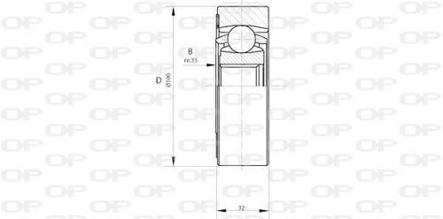 Tête cardan skoda octavia - tête,