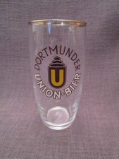 Verre a bière publicitaire ancien"UNION-BIER"