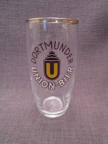 Verre bière publicitaire - a,