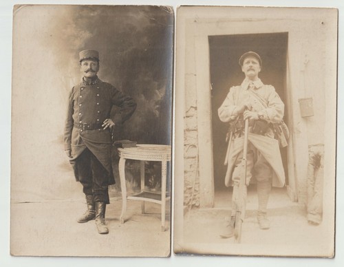 Cartes photos même homme - du,