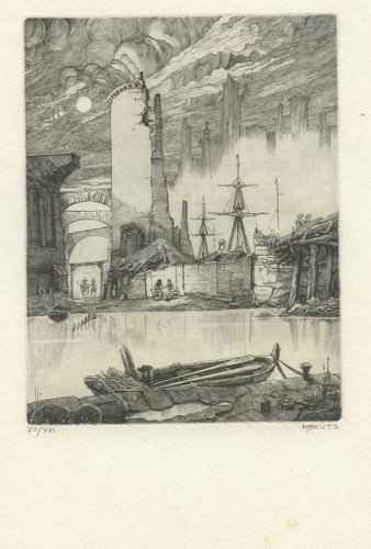 Mohlitz philippe gravure 1975 - gravure,