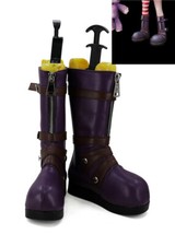League of Legends LOL Goth Annie Cosplay Chaussures Bottes Bottes Costume