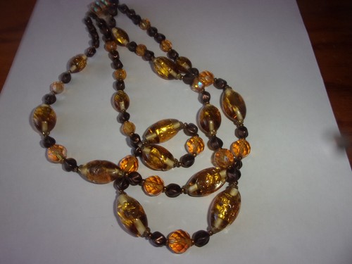 Joli collier double rang - double,